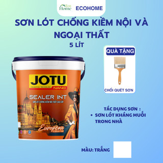 Sơn lót chống kiềm nội thất cao cấp JUBY, sơn lót chống phồng rộp, chống bong tróc, sơn cao cấp láng mịn bề mặt, J5