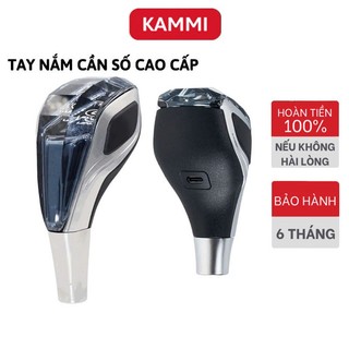 Tay nắm cần số xe hơi bản cao cấp có cảm biến đèn led đổi màu kèm sạc dòng cho các dòng xe