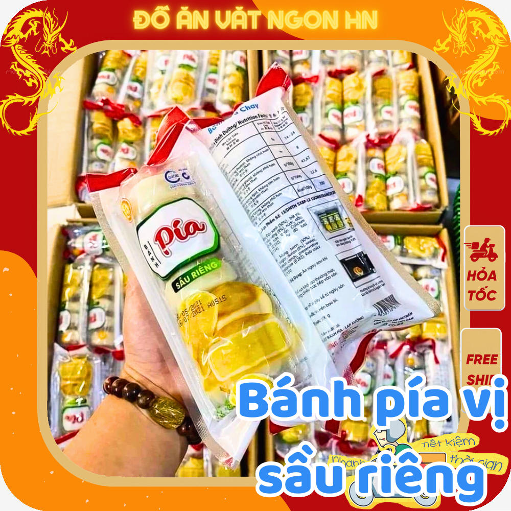 Bánh pía mini sầu riêng bánh ăn vặt thơm ngon đồ ăn vặt ngon hn ...