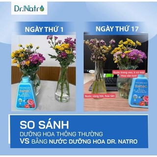 MUA 2 Nước dưỡng hoa tươi lâu TẶNG 1 chai tẩy rửa đa năng (500ml)
