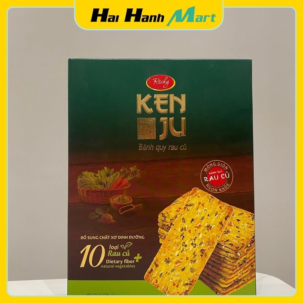 Bánh Quy Richy KenJu Vị Rau Củ 288g (Hộp Giấy) - Thơm Ngon, Giòn Tan ...