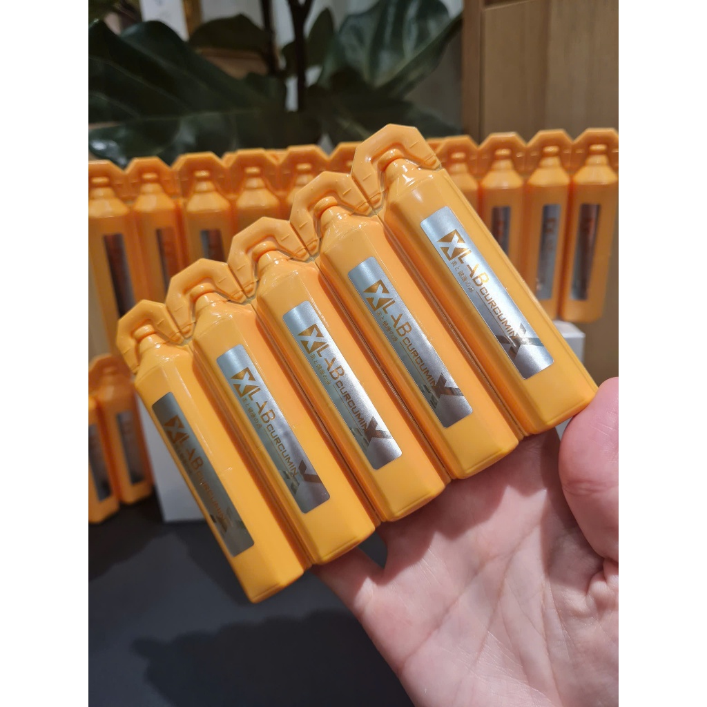 Nước uống nghệ Xlab Curcumin Ukon LPS Fucoidan Nhật Bản hộp 30 ống
