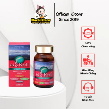Viên Uống Dầu Nhuyễn Thể Omega 3 Krill Shiratori 80 Viên Nhật Bản