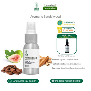 Xịt thơm nước hoa cao cấp JALIN Aromatic SandalWood 3 tầng hương, lưu hương đến 8 giờ