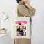 Túi tote vải canvas anh trai say hi túi đeo vai đi học đi chơi thời trang hàn quốc kích thước 35x40cm