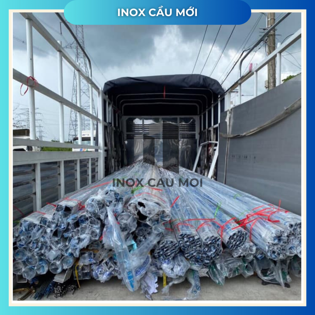 Ống Inox Tròn 304 phi 76.2 mm, độ dày 1.2 mm/1.5mm, chiều dài 0.5m/1m/1m2/1m5