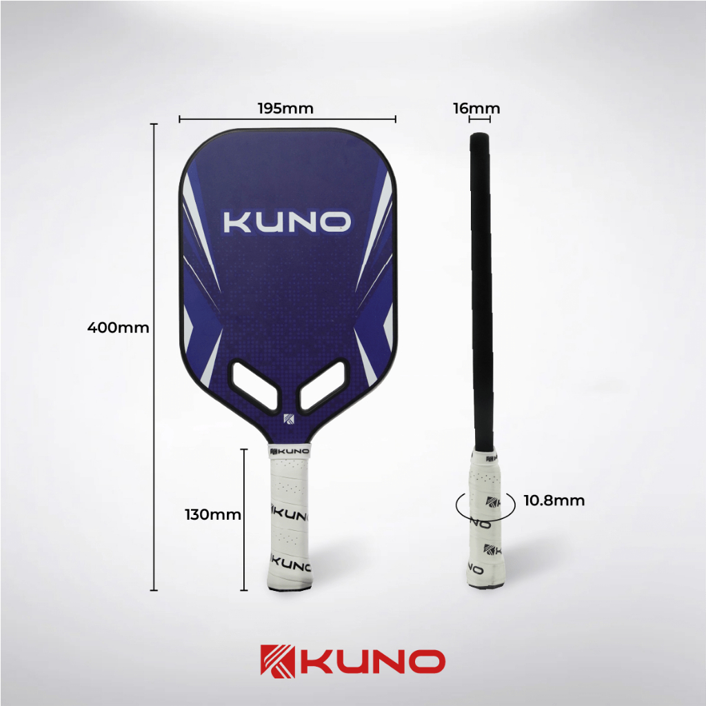 Ảnh Vợt Pickleball KUNO Ultra 2.0 Vợt Công Thủ Toàn Diện, Carbon T700, Dòng Vợt Đúc Ép Nóng Cao Cấp 3