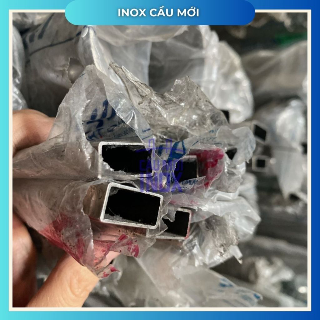 Hộp inox vuông 304 40x40mm, Độ dày 1.0mm/1.2 mm/1.5mm, Dài 0.5m/1m/1m2/1m5, chất lượng nhà máy