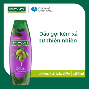 Dầu gội Palmolive kèm dầu xả 2in1 chiết xuất thiên nhiên cho tóc suôn mượt 180ml