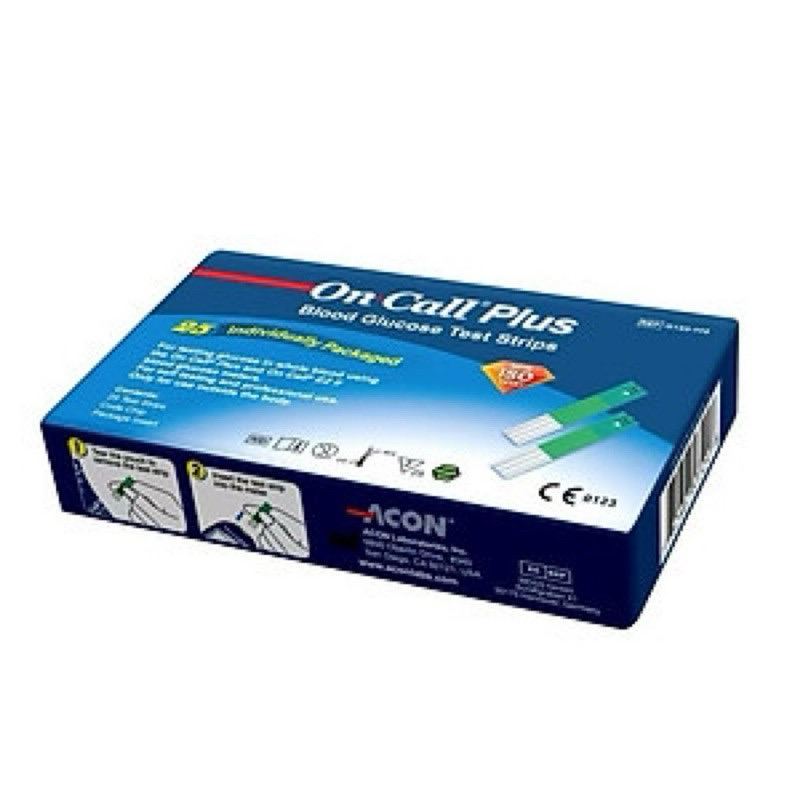 Hộp 50 Que thử đường huyết, que tiểu đường, que đường On Call Plus.