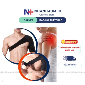 Đai Bảo Vệ Khớp Vai Giảm Đau Vai, Băng Thun Khớp Vai Hỗ Trợ Chấn Thương Khi Chơi Thể Thao - Đai Vai