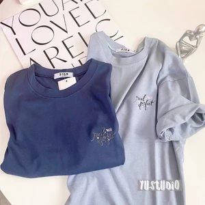 Áo phông 3158 YUSTUDIO cotton khô, form rộng tay lỡ mẫu Real Not Perfect