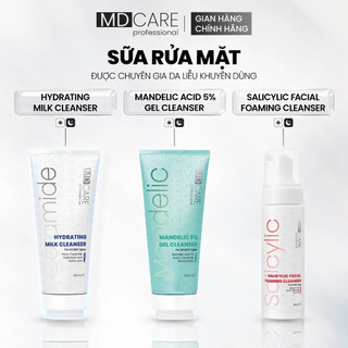 Sữa Rửa Mặt MD CARE Mande 5% Dạng Gel Sạch Sâu Và Tẩy Tế Bào Chết Nhẹ Nhàng  200ml
