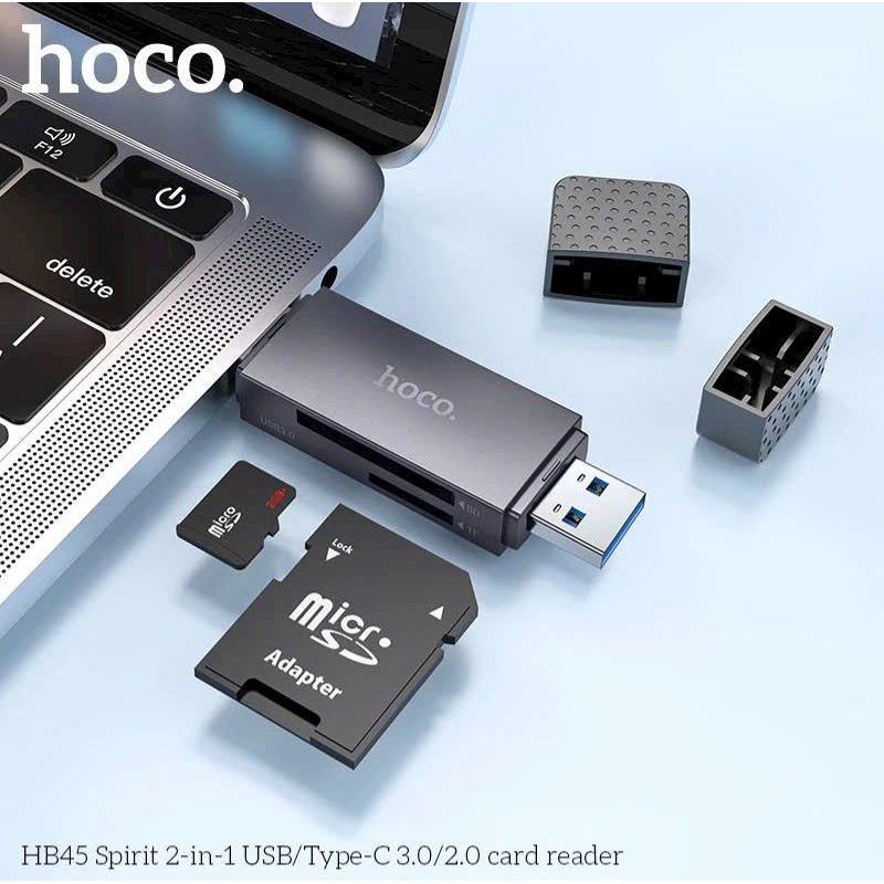 Đầu đọc thẻ Hoco HB45 USB/Type-C 2.0/3.0