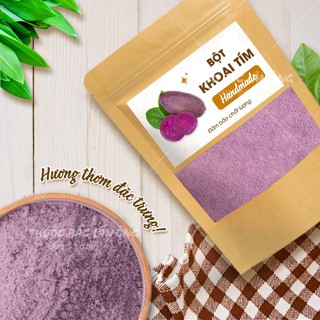 Bột khoai lang tím nguyên chất 1kg, bột tạo màu, mùi thơm, dùng làm bánh, pha trà sữa, nấu chè