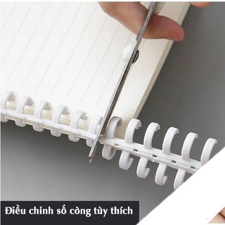 Thanh Còng Nhựa Làm Sổ, Còng Nhựa Kẹp Giấy Lò Xo Làm Sổ Có Thể Cắt Rời -Bonzai