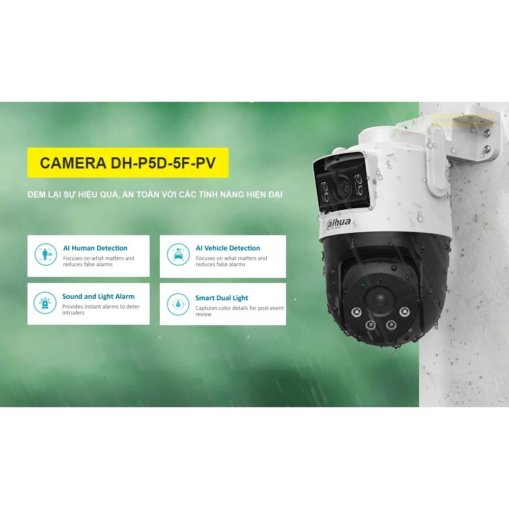 Camera Wifi 2 Mắt DAHUA Picoo Dual D1 P3D 6MP/P5D 10MP, Đàm Thoại 2 Chiều, Xoay 360 Độ, Theo Dõi | BigBuy360 - bigbuy360.vn
