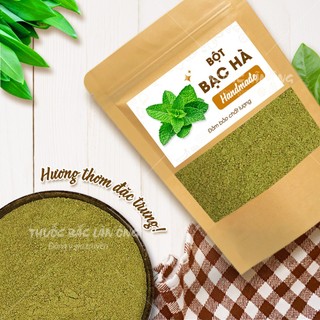 Bột bạc hà sấy lạnh nguyên chất 100g (Tạo hương vị thơm ngon và màu sắc đẹp mắt cho các món ăn và đồ uống)