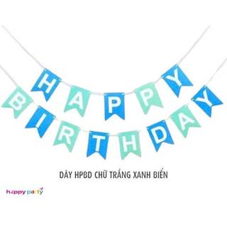 Dây chữ Happy Birthday - Phụ kiện trang trí sinh nhật cao cấp