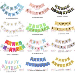 Dây chữ Happy Birthday - Phụ kiện trang trí sinh nhật cao cấp