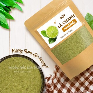 Bột lá chanh 100g, nguyên chất, thơm mịn, tốt cho tiêu hóa - Lãn Ông