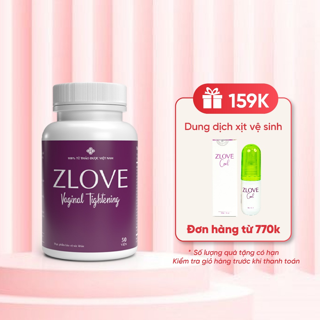 Ảnh Viên uống Zlove cân bằng nội tiết tố nữ, se khít vùng kín, giảm khô hạn ( hộp 50 viên ) 1
