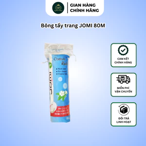 Bông Tẩy Trang Jomi chính hãng 80 miếng/Túi