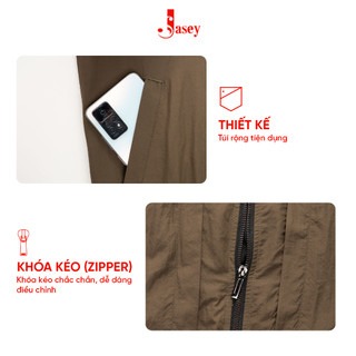 Áo khoác nam JASEY, Áo ấm mùa đông 3 lớp chất vải dày dặn chuẩn size mã 9303