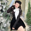Áo len nữ phối dây nơ cổ style hàn quốc A2466 Kymie