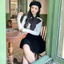 Áo len nữ phối dây nơ cổ style hàn quốc A2466 Kymie