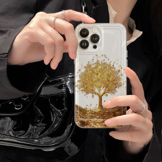 Ốp Lưng iPhone Cây Vàng Tài Lộc May Mắn 2026, Chống Sốc, Bảo Vệ Camera iP 7/8/X/XS/11/12/13/14/15/16/17/Plus/Pro/Max/Air