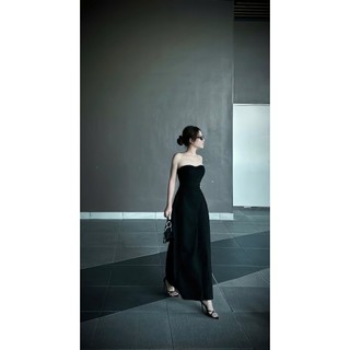 Đầm linen cúp ngực có mút Celin dress phong cách thời trang sang trọng, thanh lịch - REN STUDIO