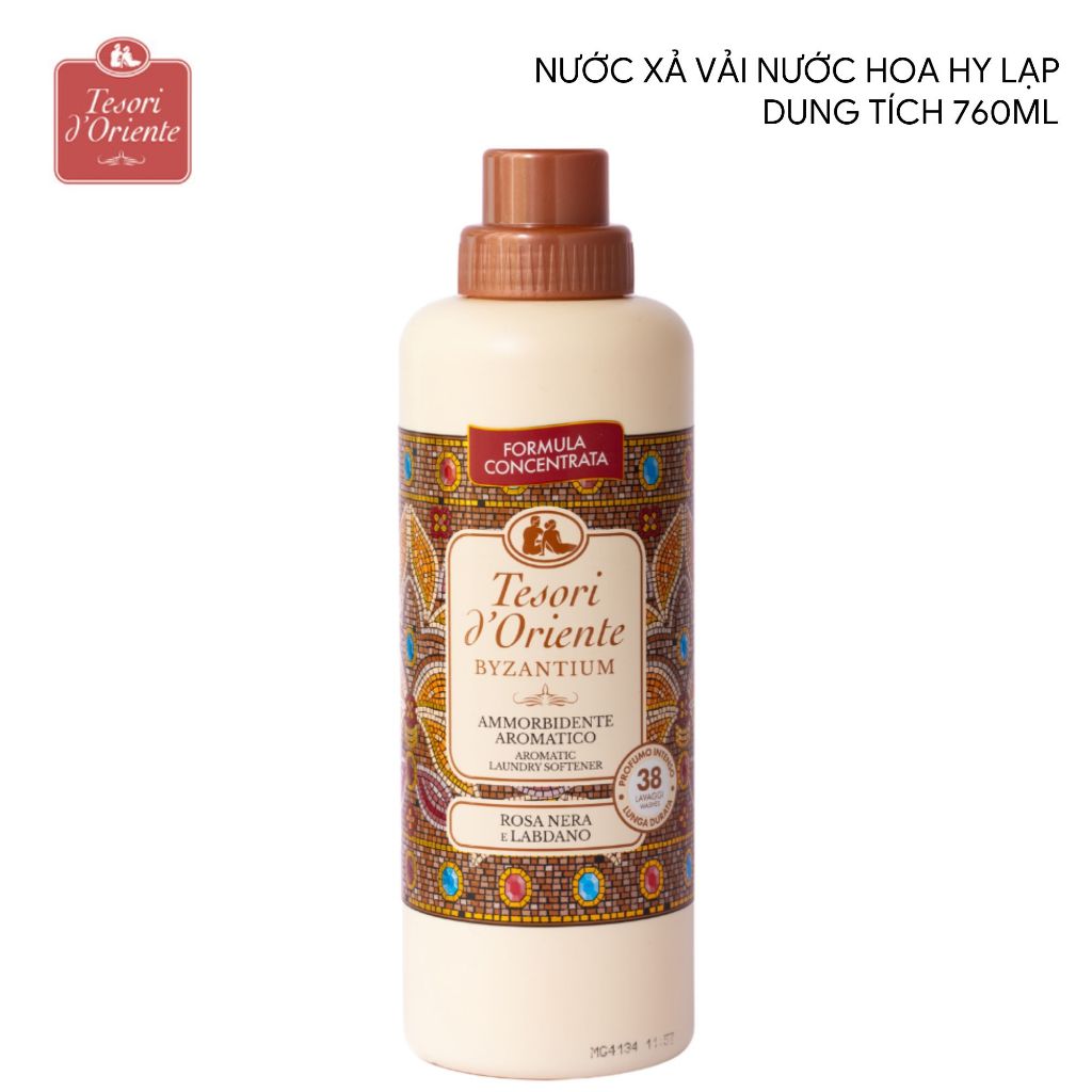 Ảnh Nước xả vải Tesori d’Oriente 760ml hương nước hoa nhập khẩu Ý làm mềm quần áo lưu hương đến 8h 1