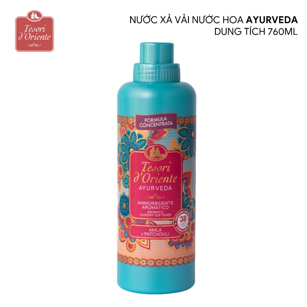 Ảnh Nước xả vải Tesori d’Oriente 760ml hương nước hoa nhập khẩu Ý làm mềm quần áo lưu hương đến 8h 3