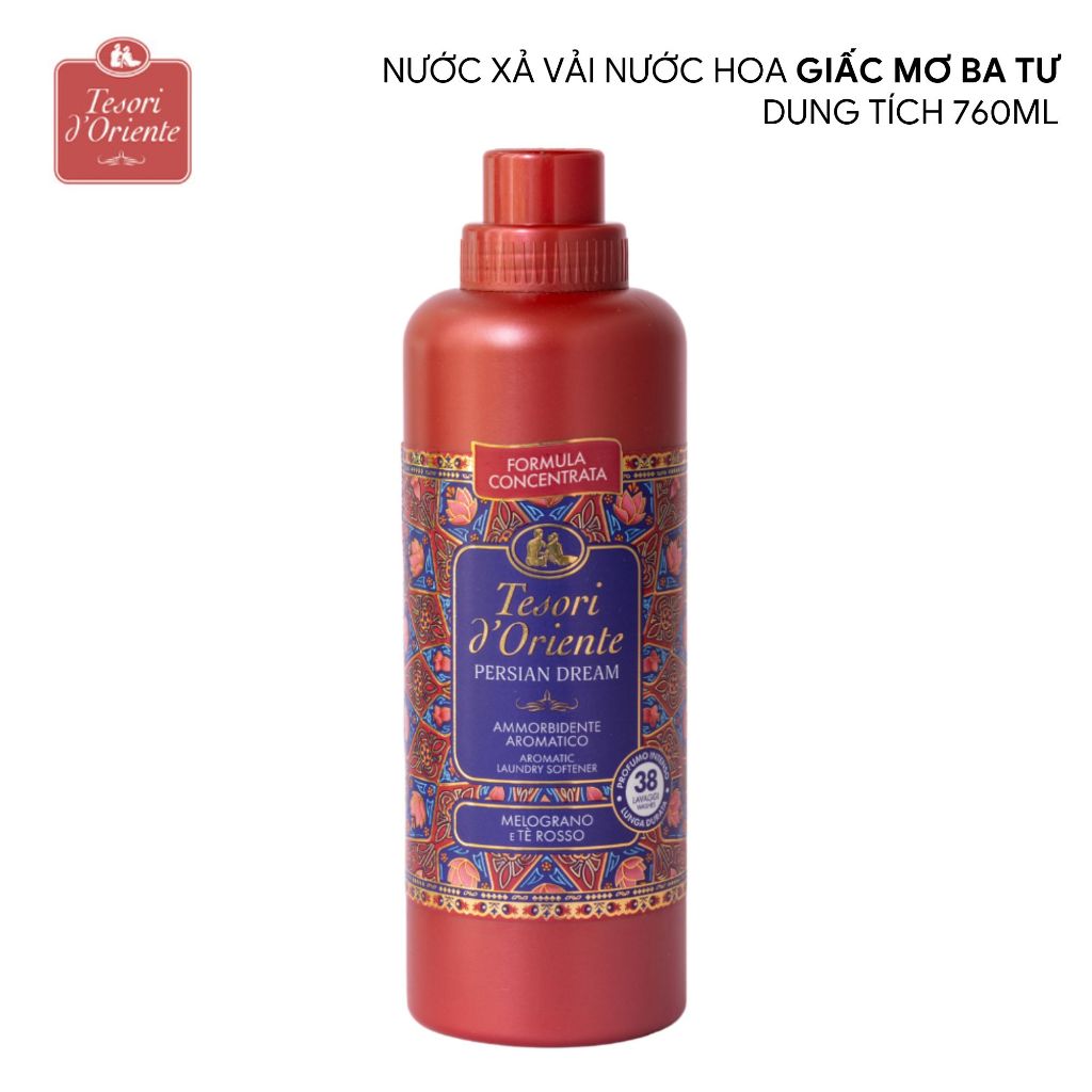 Ảnh Nước xả vải Tesori d’Oriente 760ml hương nước hoa nhập khẩu Ý làm mềm quần áo lưu hương đến 8h 2