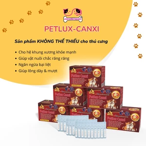 Nano Canxi Cho Chó Mèo PetLux - Bổ sung Canxi Hữu Cơ, ngừa còi xương, tụt canxi, dựng tai hiệu quả .