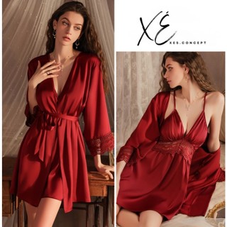 Váy 2 dây lụa phối ren thêu lưng kiểu ( V4 )