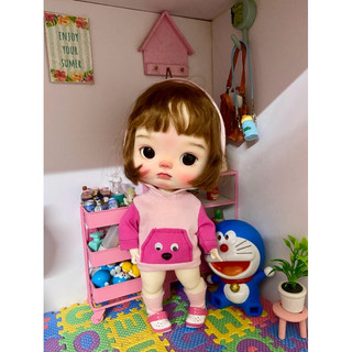 Set áo hoodie kèm tất quần hồng size dian mập,cừu bé,6 nhỏ,cá lớn(size khác vui lòng ib shop)