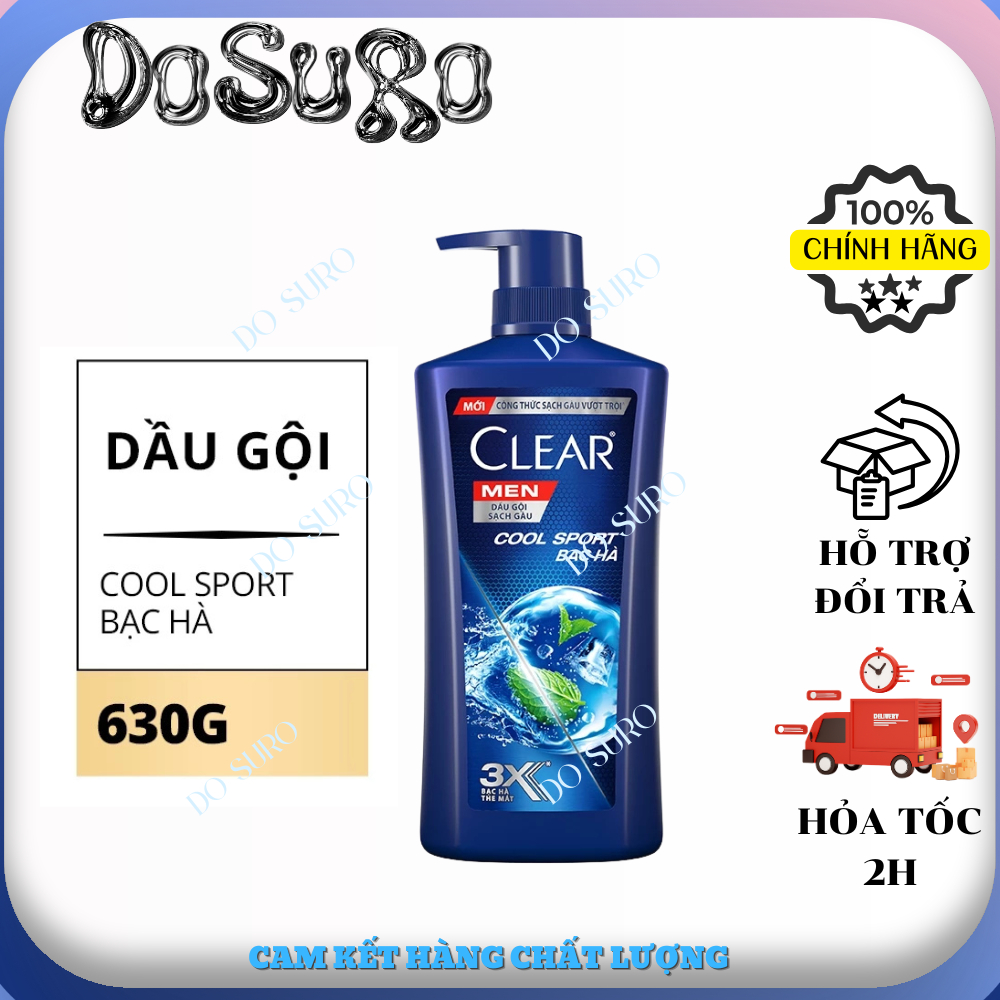 Dầu Gội Đầu Clear Men Deep Cleanse Than Hoạt Tính Đánh Bay Gàu, Ngứa Và Dưỡng Tóc Khỏi Khói Bụi 900g