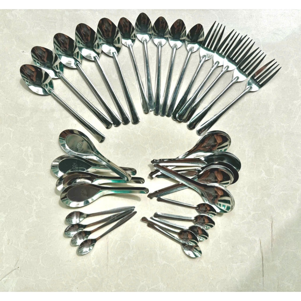 (Set 10) Thìa Ăn Phở, Ăn Súp - Muỗng Inox Tiện Dụng