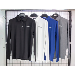 Áo golf nam dài tay Titleist 4 màu chất liệu thun lạnh thám hút mồ hôi mặc được cả 4 mùa
