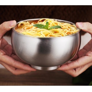Chén Bát Inox 304 Đa Năng  2 Size 12cm và  13cm ăn cơm ăn Súp - BátĂnSúp