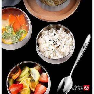 Chén Bát Inox 304 Đa Năng  2 Size 12cm và  13cm ăn cơm ăn Súp - BátĂnSúp