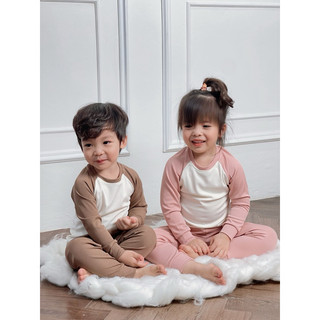 Bộ thu đông cho bé Batala kids, set giữ nhiệt NOEL vải THUN TĂM LẠNH 5 MÀU, set mặc nhà cho bé kiểu Hàn Quốc từ 10-25kg