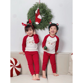 Bộ thu đông cho bé Batala kids, set giữ nhiệt NOEL vải THUN TĂM LẠNH 5 MÀU, set mặc nhà cho bé kiểu Hàn Quốc từ 10-25kg