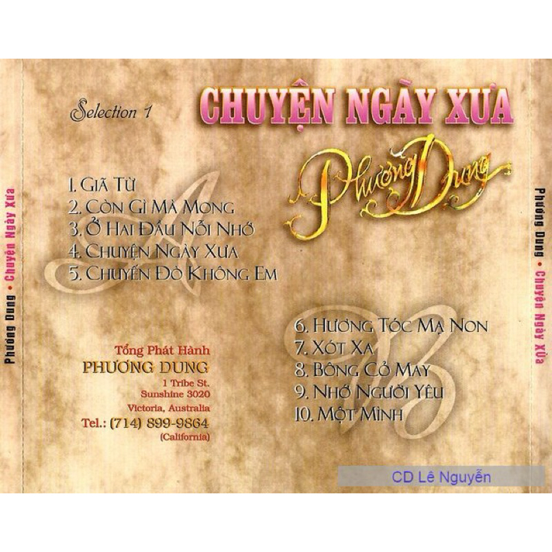 Băng Cassette Phương Dung - Chuyện Ngày Xưa