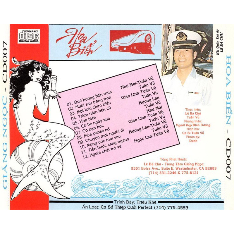 Băng Cassette Tuấn Vũ - Hoa Biển