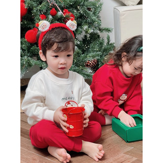 Áo nỉ NOEL cho bé Batala Kids, Áo SWEATER nỉ bông cho bé trai bé gái MÀU ĐỎ/BE GẤU CHRISTMAS 2024