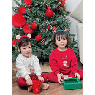 Áo nỉ NOEL cho bé Batala Kids, Áo SWEATER nỉ bông cho bé trai bé gái MÀU ĐỎ/BE GẤU CHRISTMAS 2024