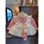 Váy tiểu thư voan sóng cho bé gái size 5-17kg